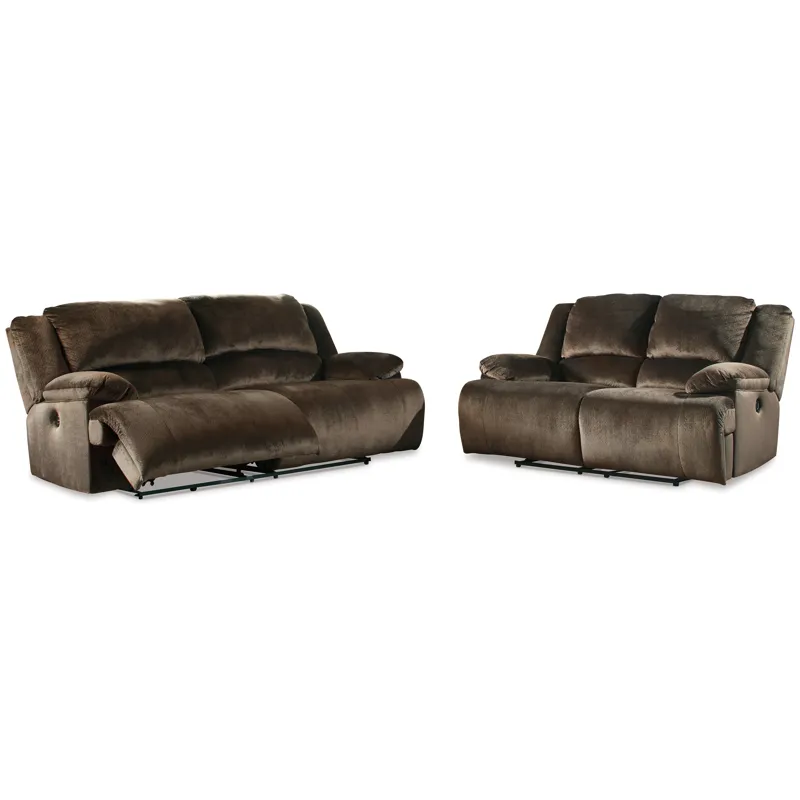Clonmel Power Reclining Sofa and Loveseat