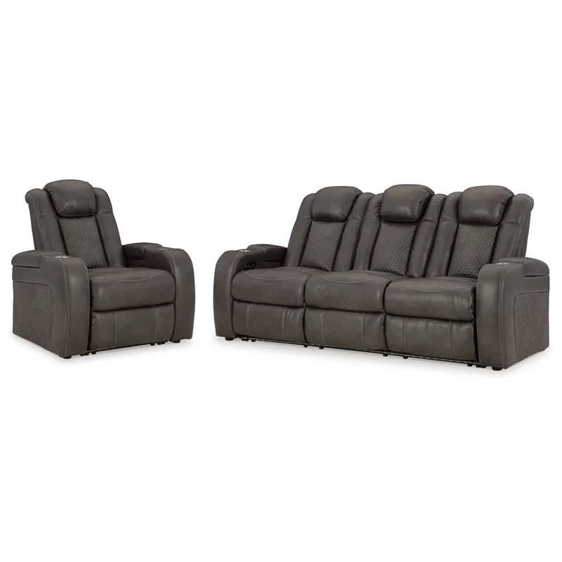 Fyne-Dyme Power Reclining Sofa and Power Recliner