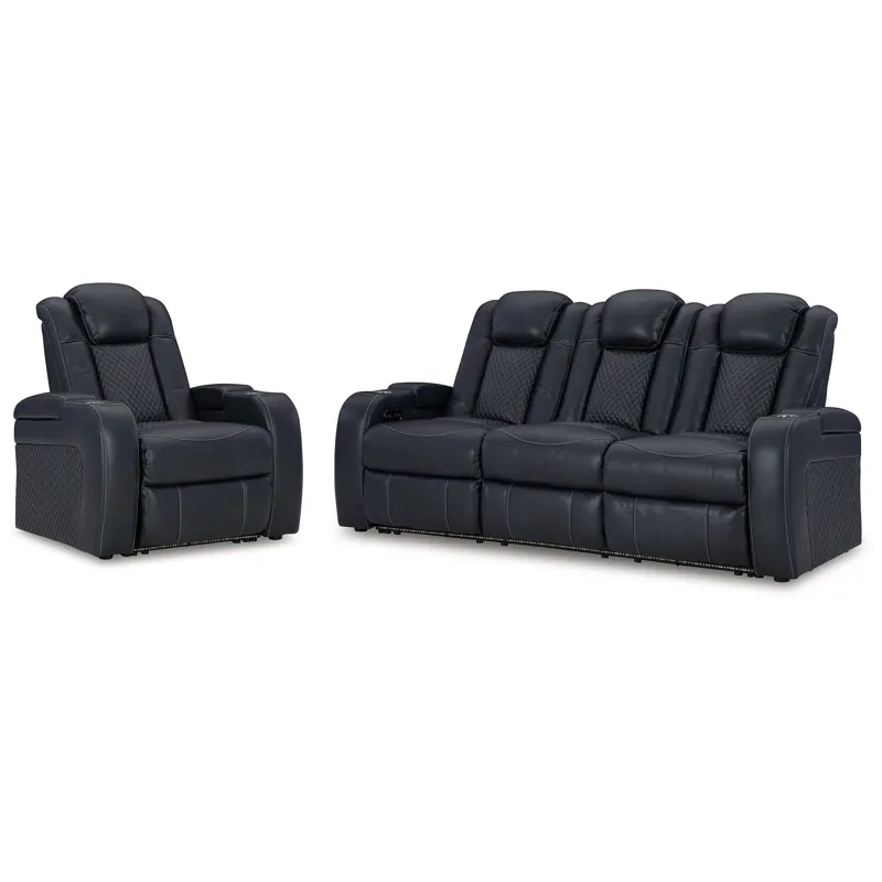 Fyne-Dyme Power Reclining Sofa and Power Recliner