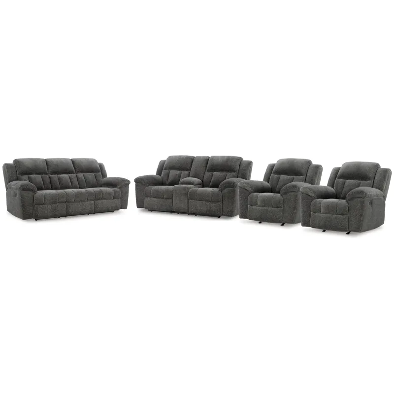 Frohn Reclining Sofa and Loveseat and 2 Recliners