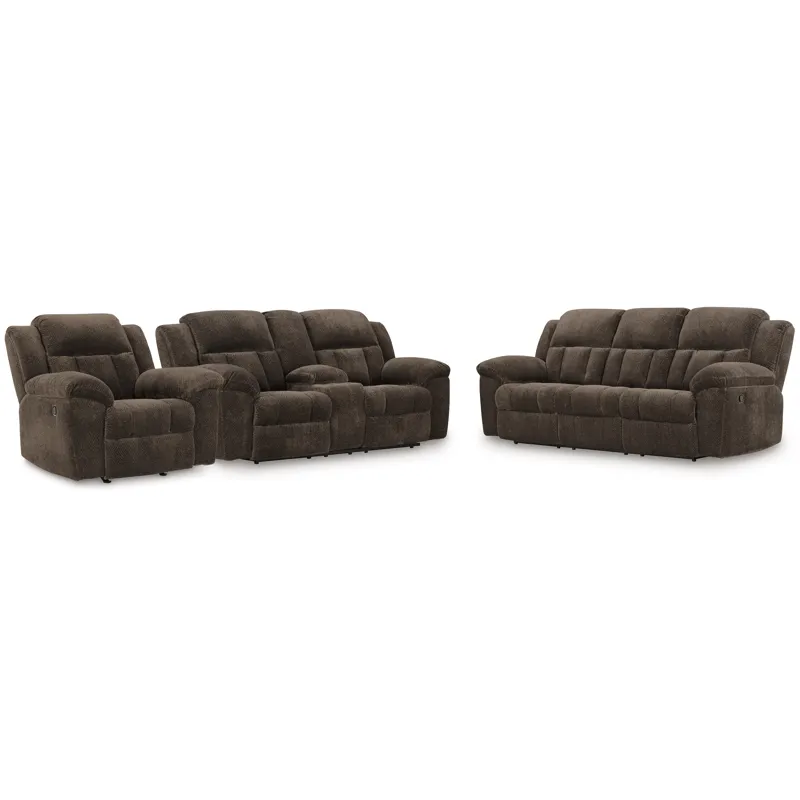 Frohn Reclining Sofa, Loveseat and Recliner
