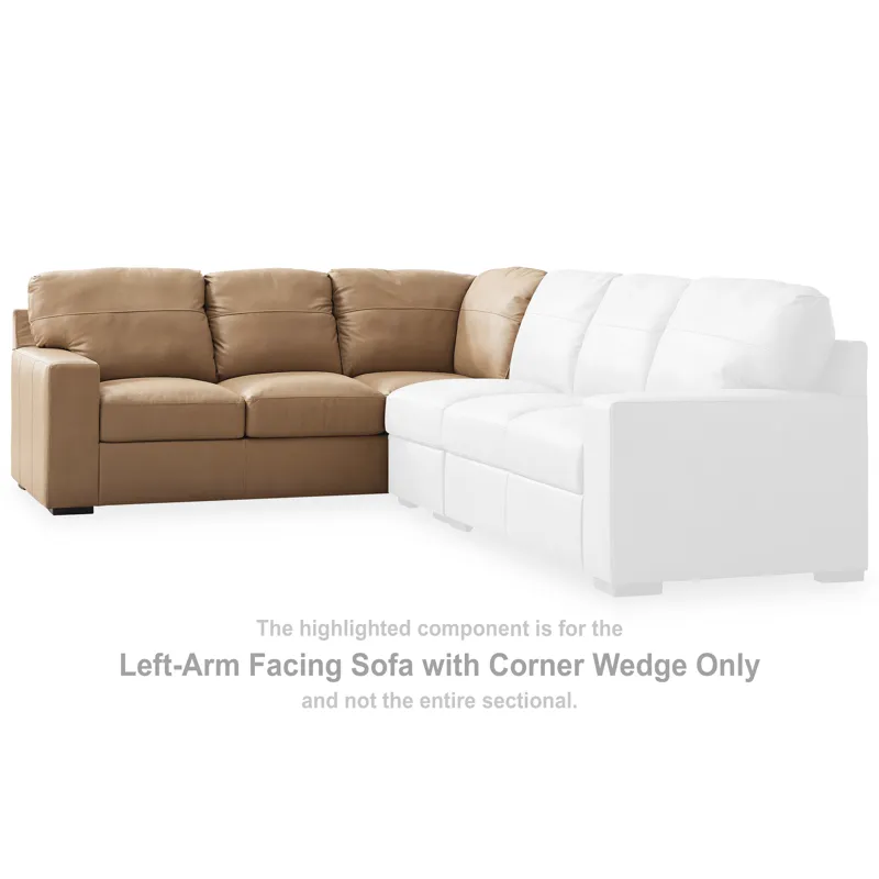 Bandon Left-Arm Facing Sofa with Corner Wedge