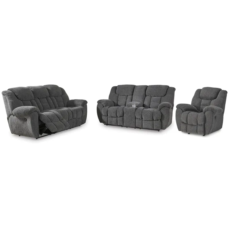 Foreside Reclining Sofa, Loveseat and Recliner