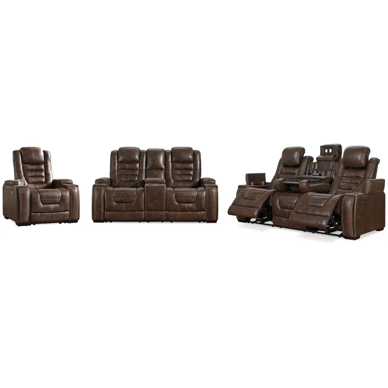 Game Zone Power Reclining Sofa, Loveseat and Recliner