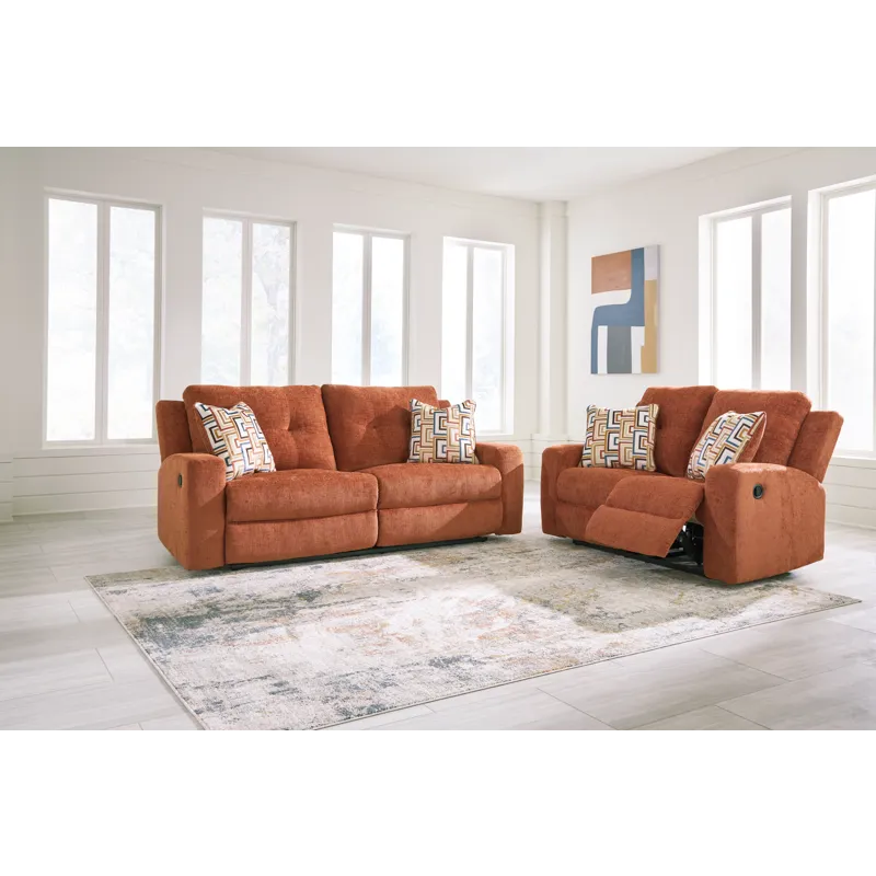 Danum Reclining Sofa and Loveseat