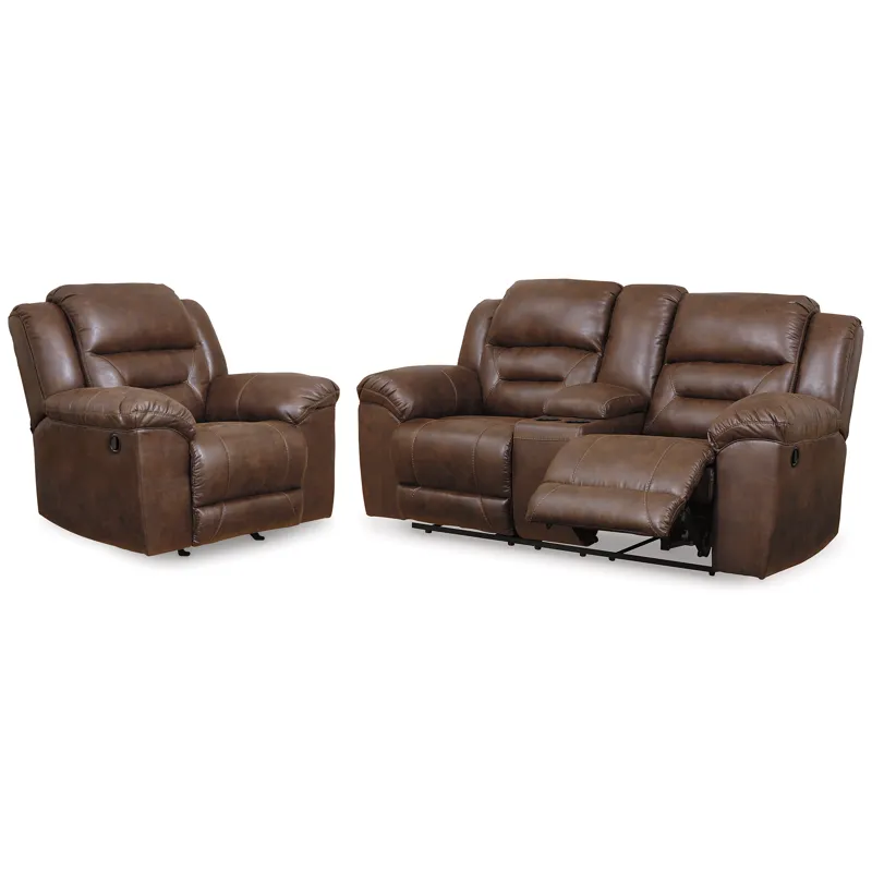 Stoneland Reclining Loveseat and Recliner