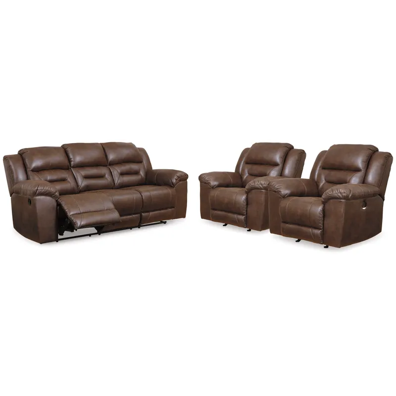 Stoneland Reclining Sofa and 2 Power Recliners