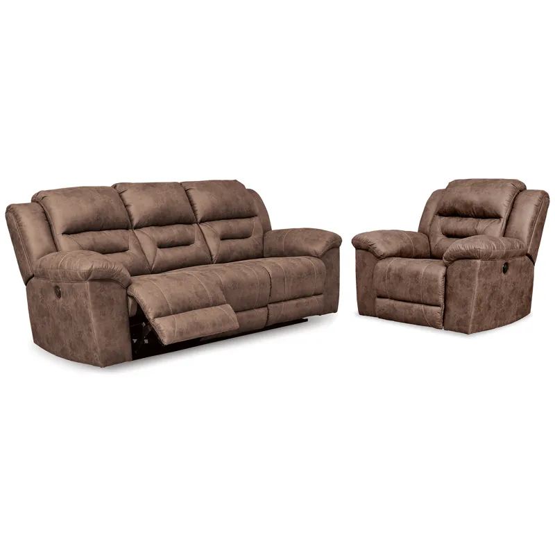 Stoneland Power Reclining Sofa and Power Recliner