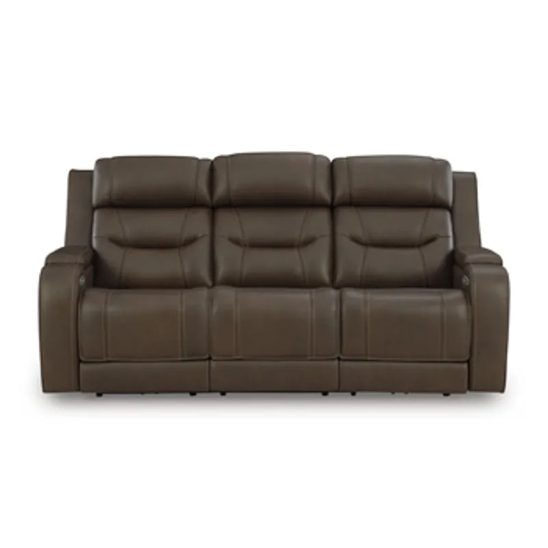 Knightington Power Reclining Sofa with Audio Seating