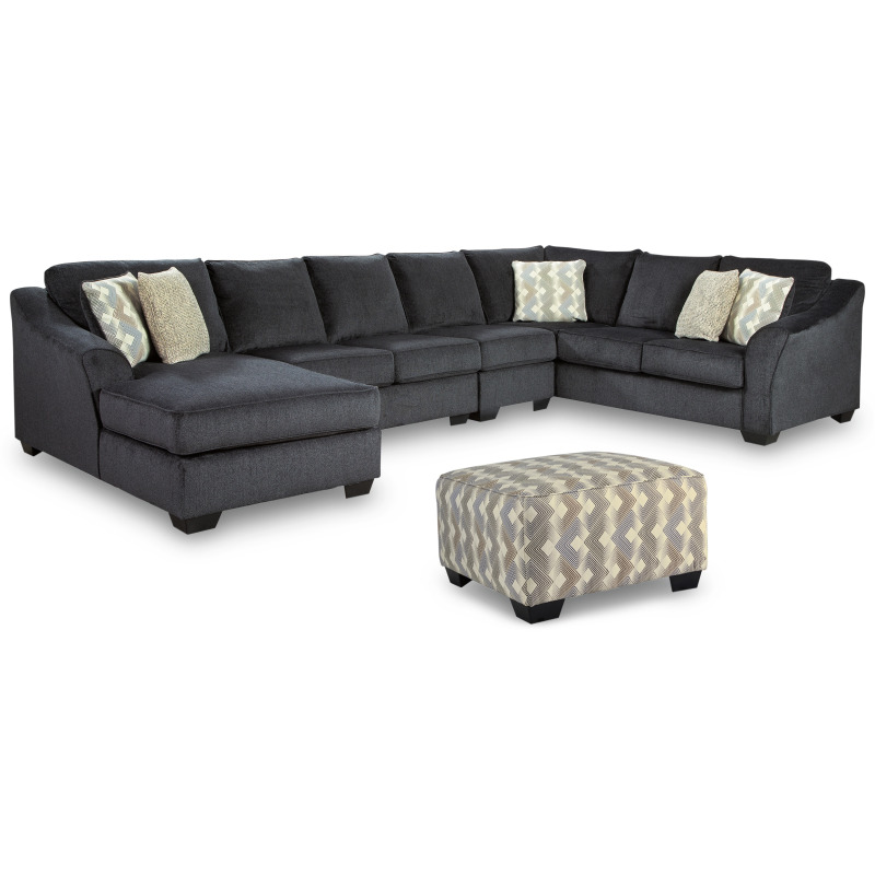 Eltmann 4Piece Sectional with Chaise and Ottoman NIS652768534 by