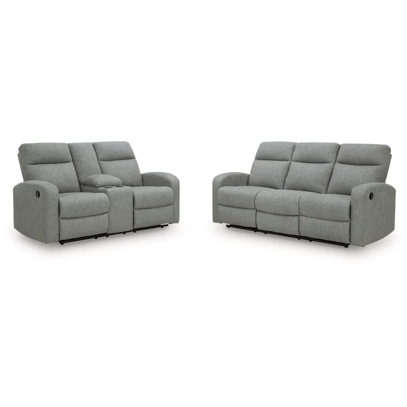 Gauntlet Reclining Sofa and Loveseat