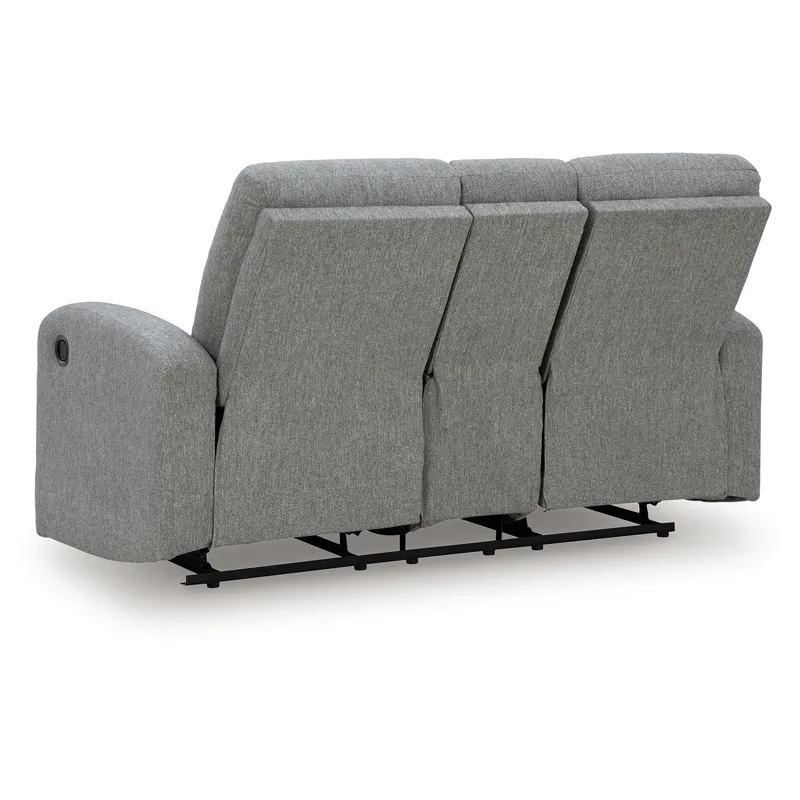 Gauntlet Reclining Loveseat with Console