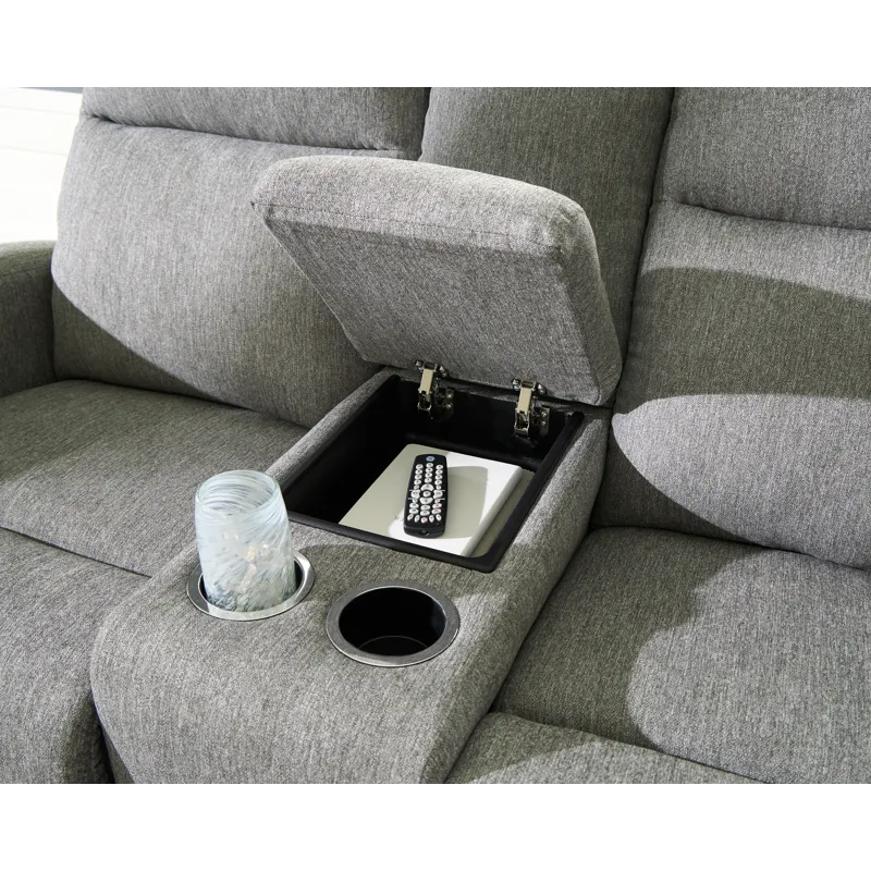 Gauntlet Reclining Loveseat with Console