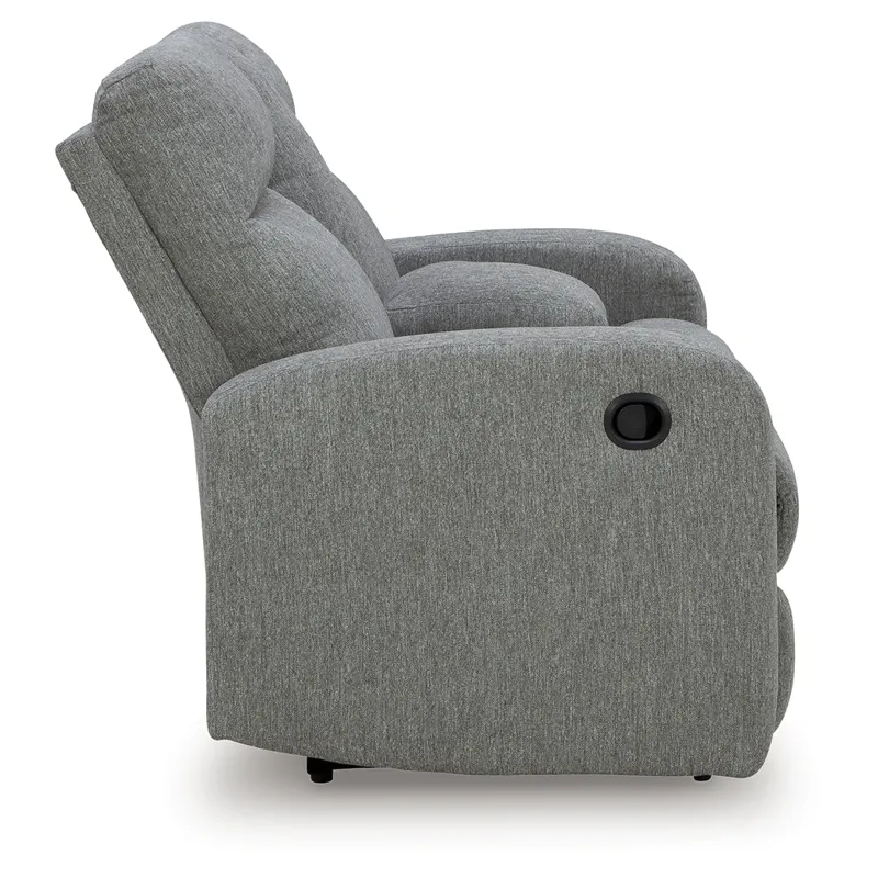 Gauntlet Reclining Loveseat with Console