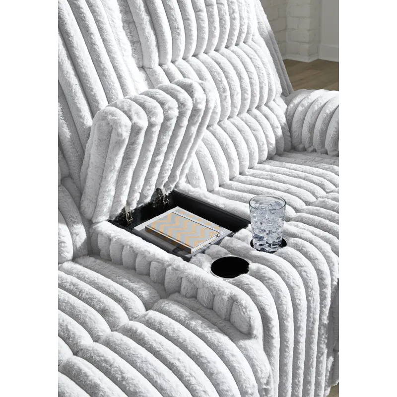 Technique Power Reclining Loveseat with Console