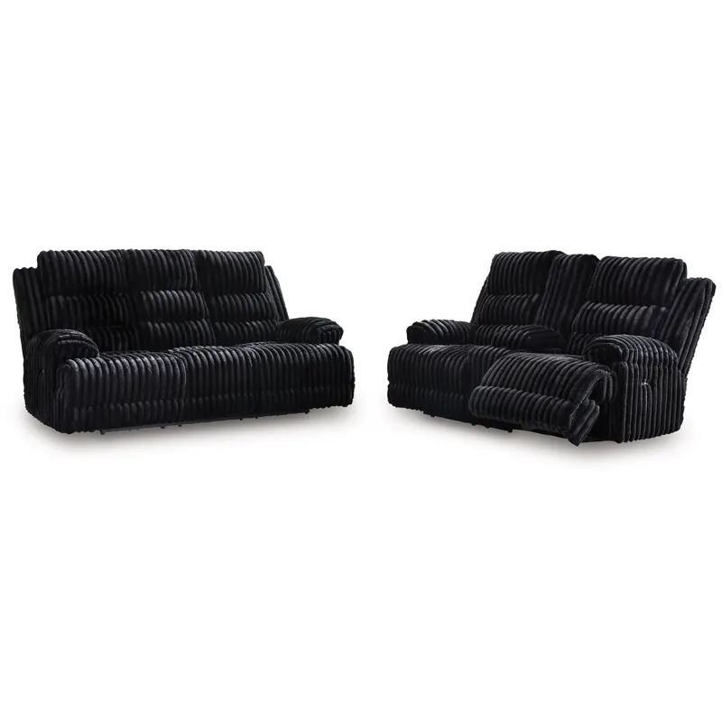 Technique Power Reclining Sofa and Loveseat
