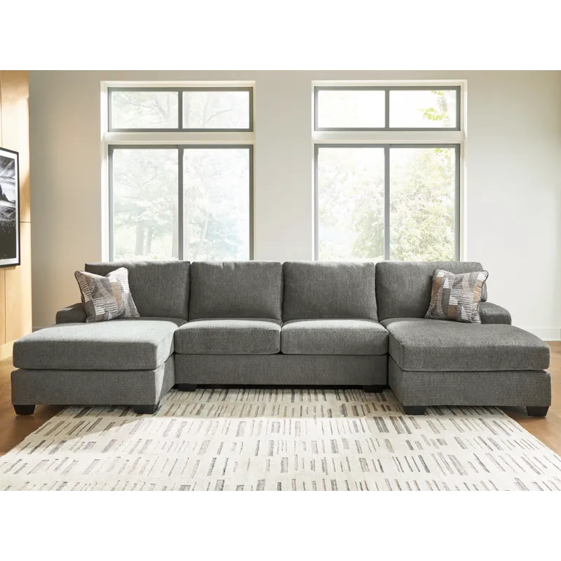 Clarington 3-Piece Sectional with Double Chaise