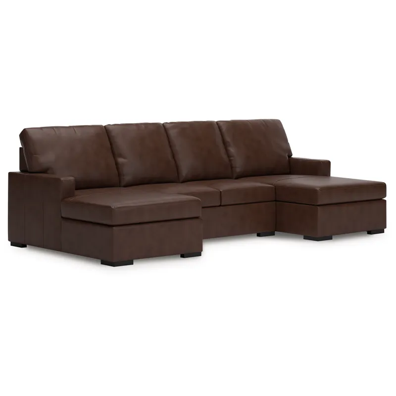Modern Day 3-Piece Sectional with Double Chaise