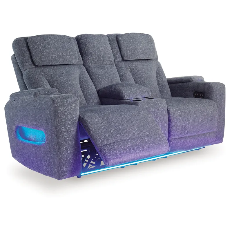 Studio Cave Power Reclining Loveseat with Console