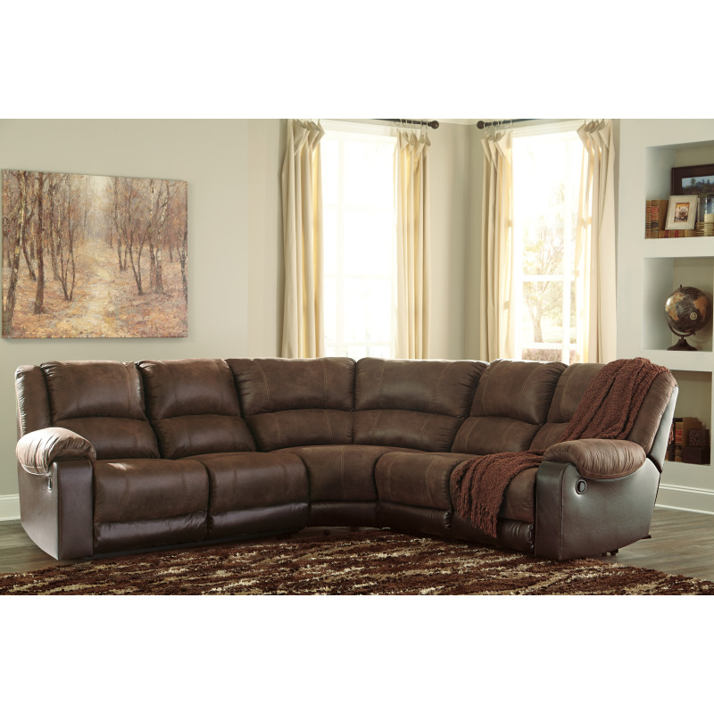 Nantahala 5Piece Reclining Sectional 50302S5 by Signature Design by