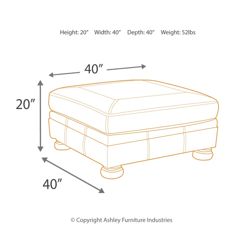 Banner Oversized Ottoman
