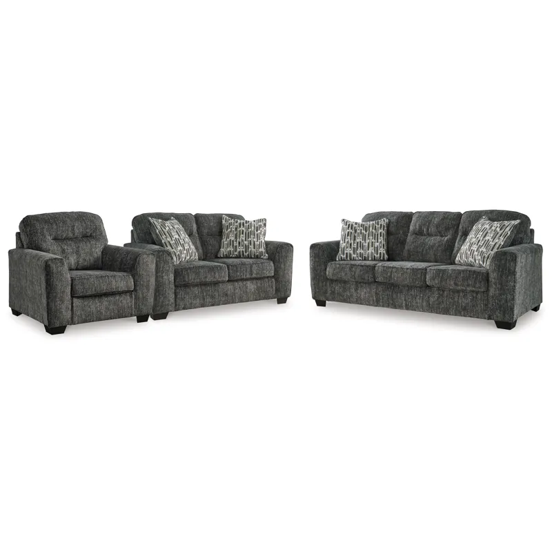 Lonoke Sofa, Loveseat and Oversized Chair