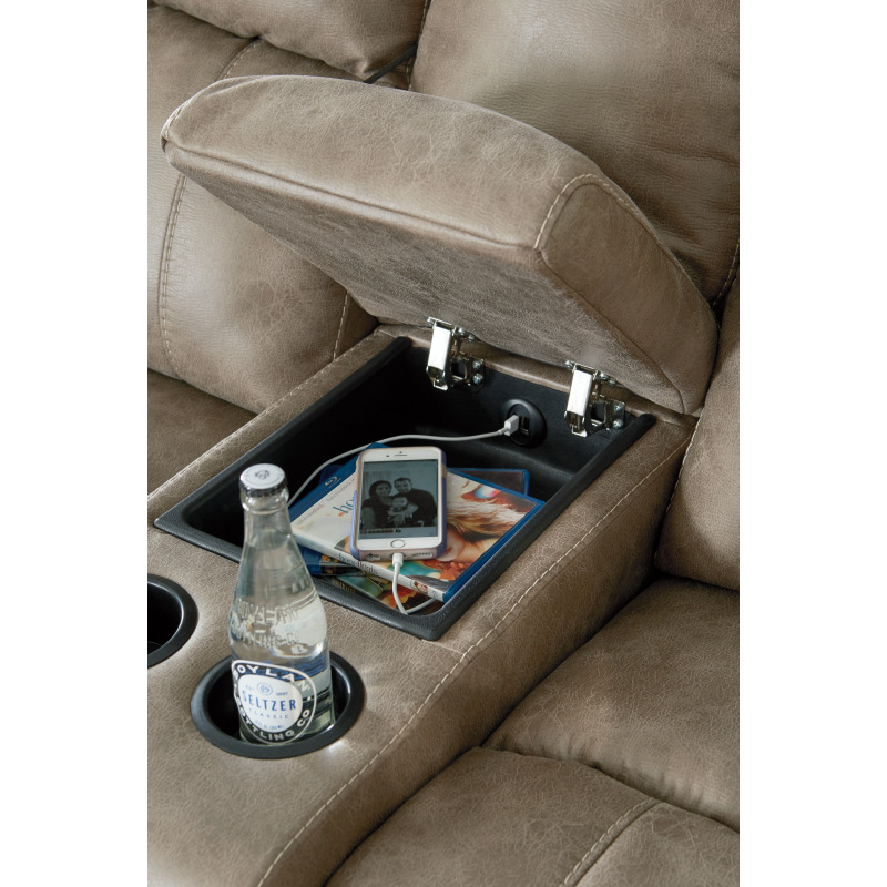 Dunwell Power Reclining Loveseat with Console