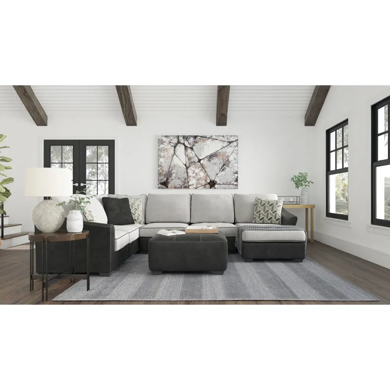 Bilgray 3-Piece Sectional with Ottoman