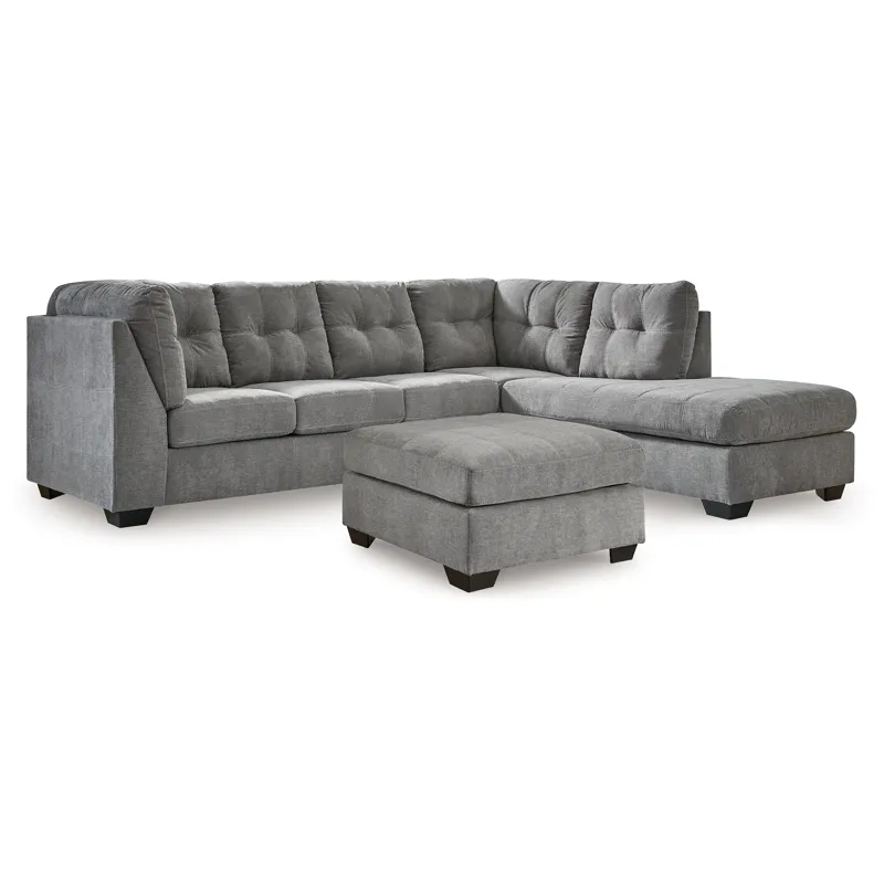 Marleton 2-Piece Sectional and Ottoman
