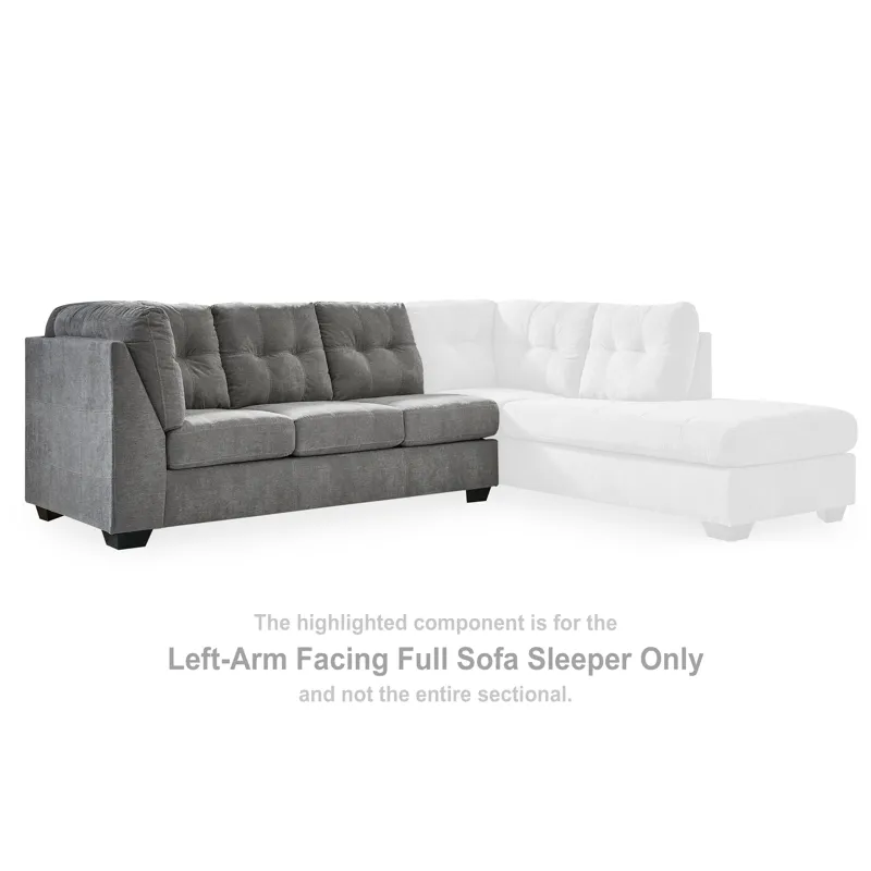 Marleton Left-Arm Facing Full Sofa Sleeper