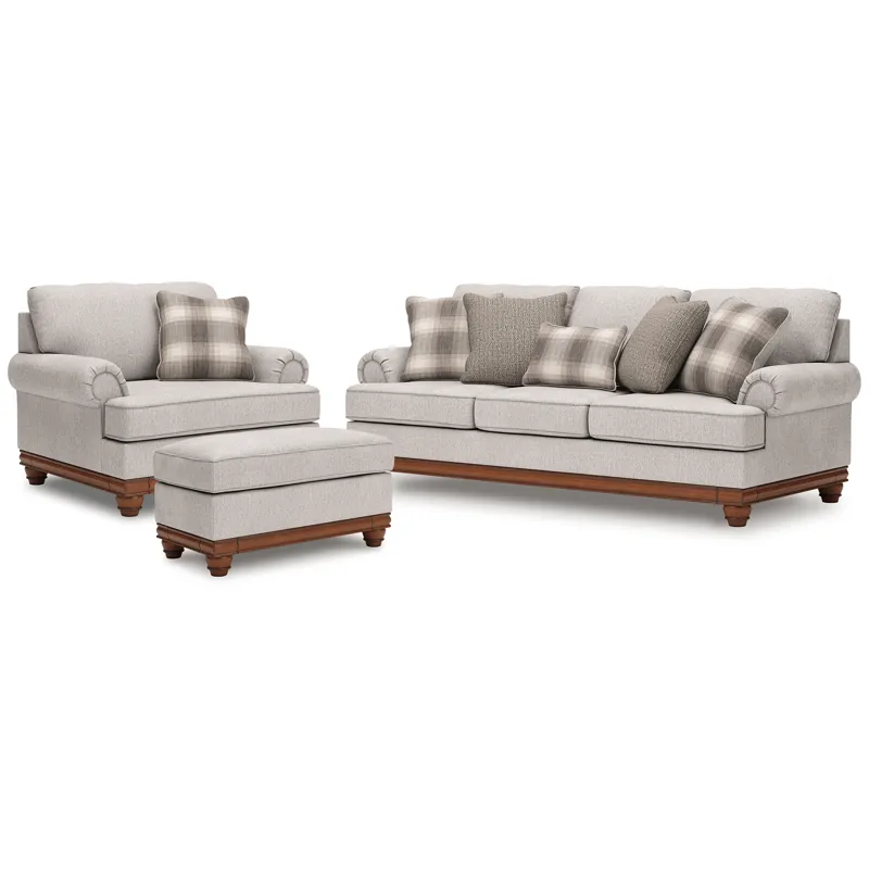Clearbrooke Sofa, Oversized Chair and Ottoman