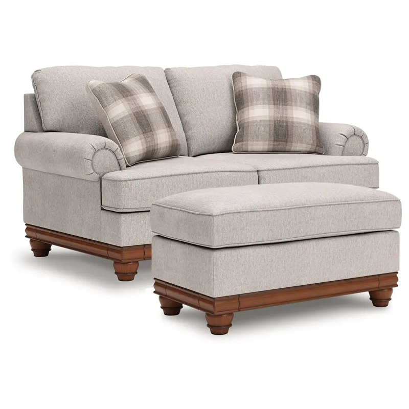 Clearbrooke Loveseat and Ottoman
