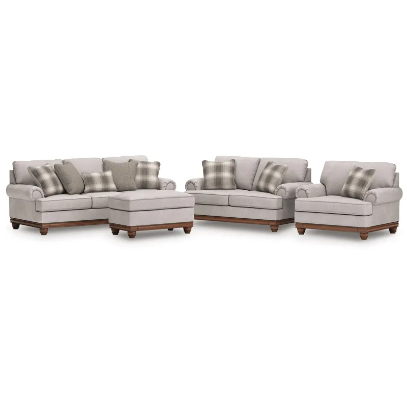Stoughton Sofa, Loveseat, Oversized Chair and Ottoman