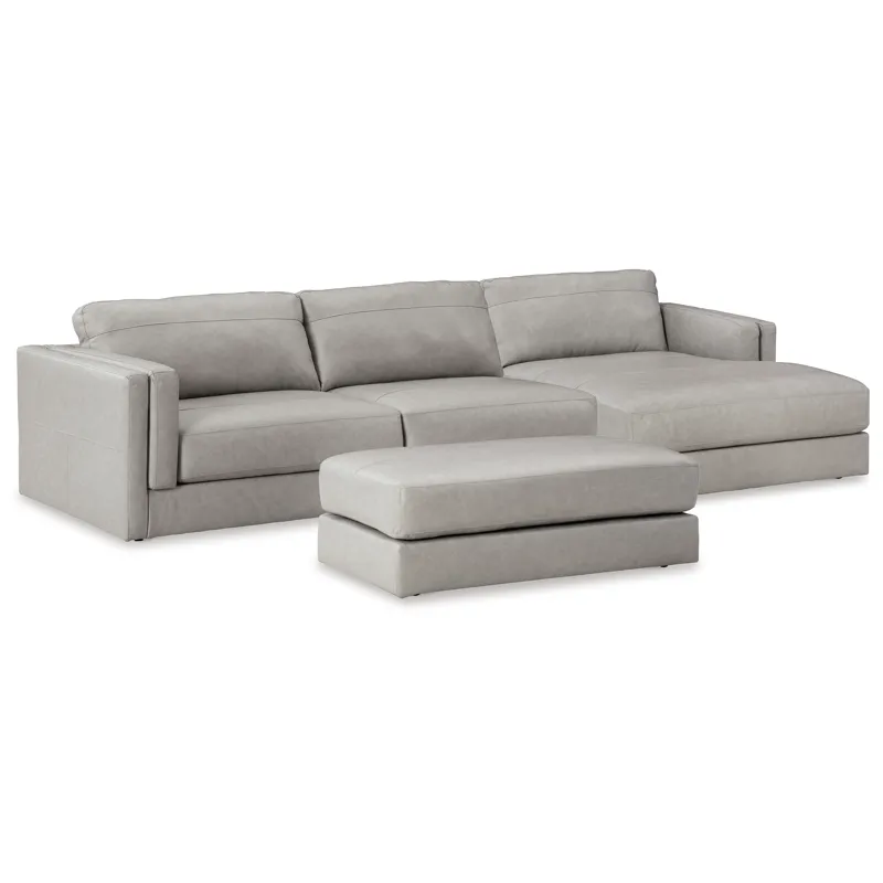 Amiata 2-Piece Sectional with Chaise and Ottoman