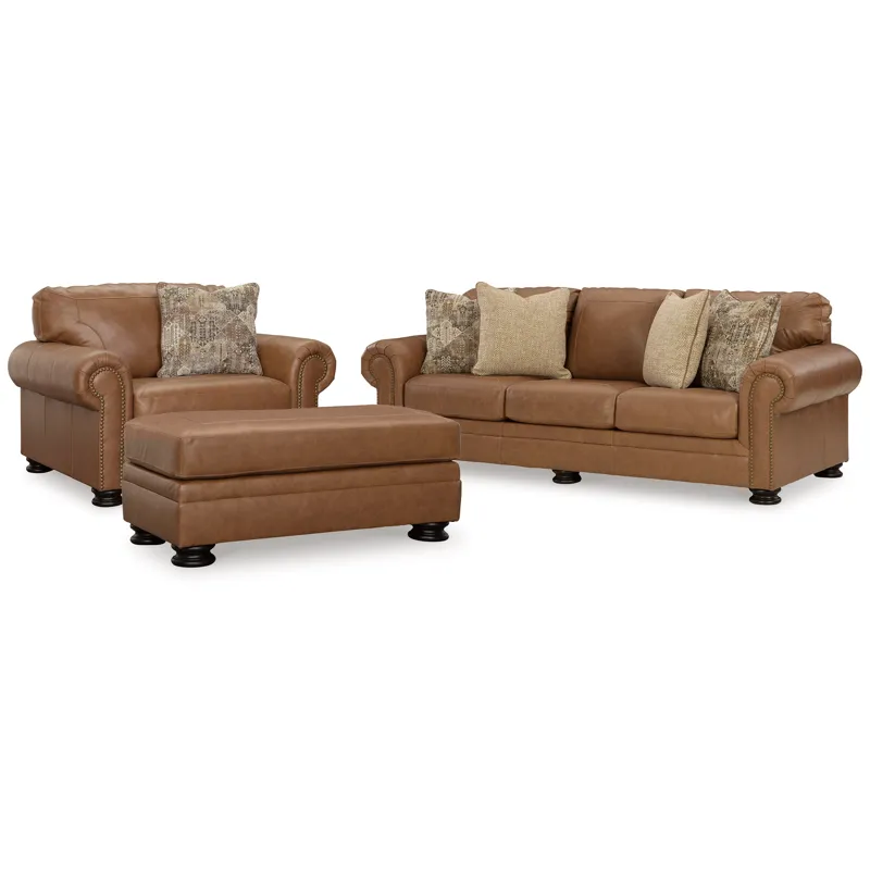 Carianna Sofa, Oversized Chair and Ottoman