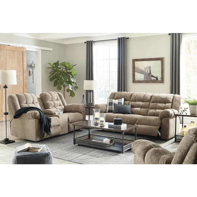 Workhorse Reclining Sofa, Loveseat and Recliner