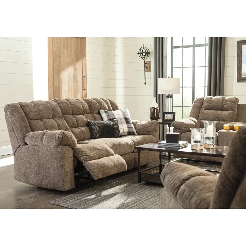 Workhorse Reclining Sofa, Loveseat and Recliner