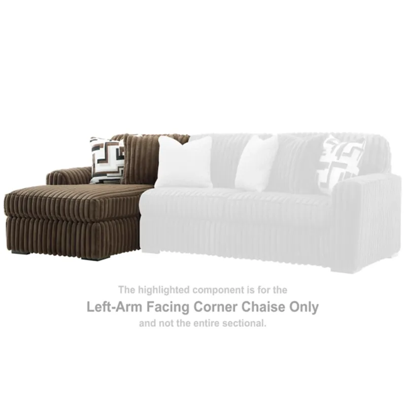 Midnight-Madness Left-Arm Facing Corner Chaise