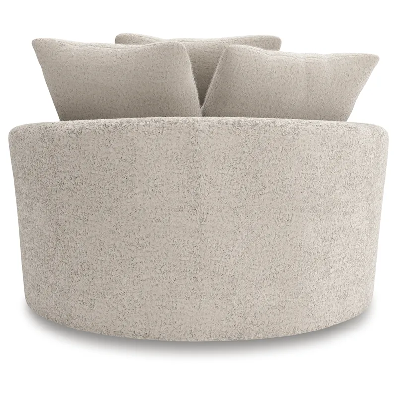 Cuddle Plush Oversized Swivel Accent Chair