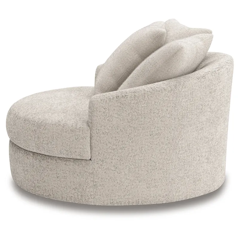 Cuddle Plush Oversized Swivel Accent Chair