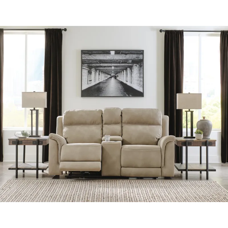 Next-Gen Durapella Power Reclining Loveseat and Power Recliner