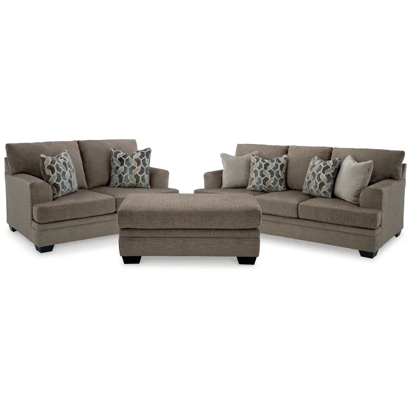 Stonemeade Sofa, Loveseat and Ottoman