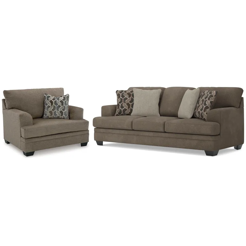 Stonemeade Queen Sofa Sleeper and Oversized Chair