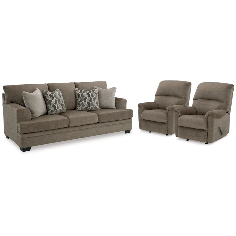 Stonemeade Sofa and 2 Recliners