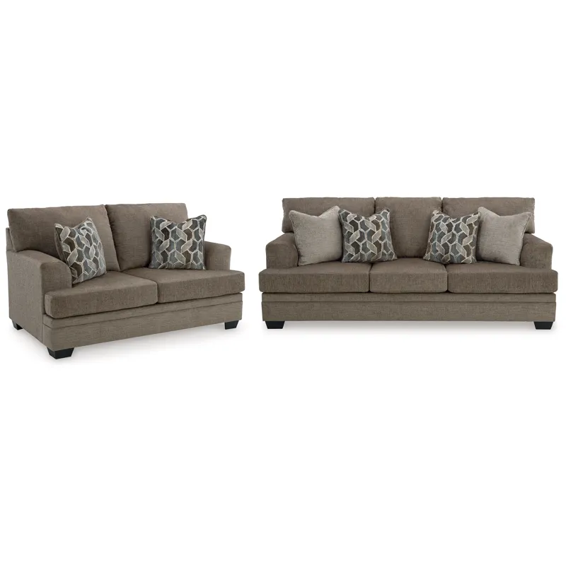 Stonemeade Queen Sofa Sleeper and Loveseat