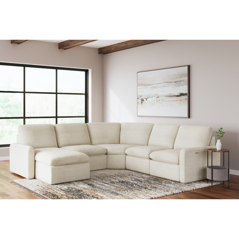Hartsdale 5Piece Left Arm Facing Reclining Sectional with Chaise