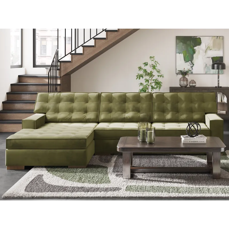 Caspian-Town 2-Piece Sectional with Chaise