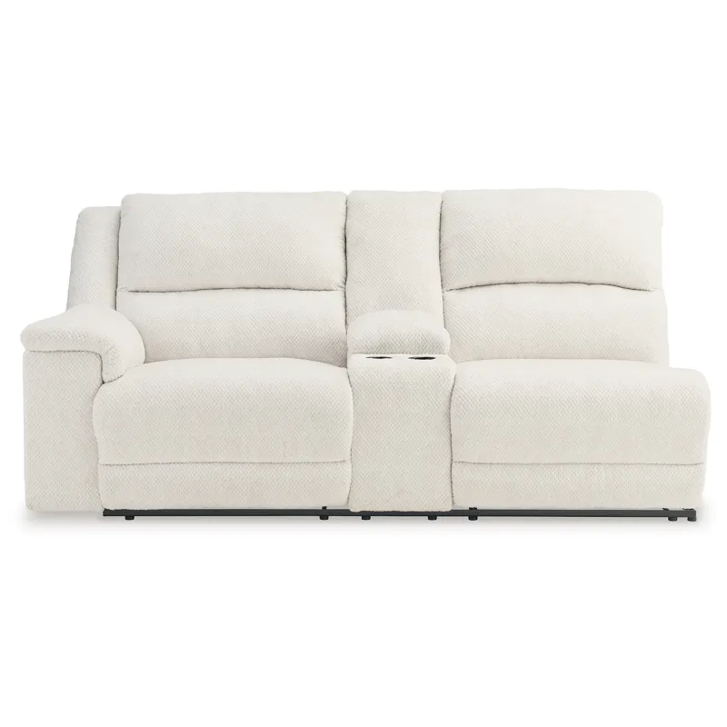 Keensburg Left-Arm Facing Power Reclining Loveseat with Console