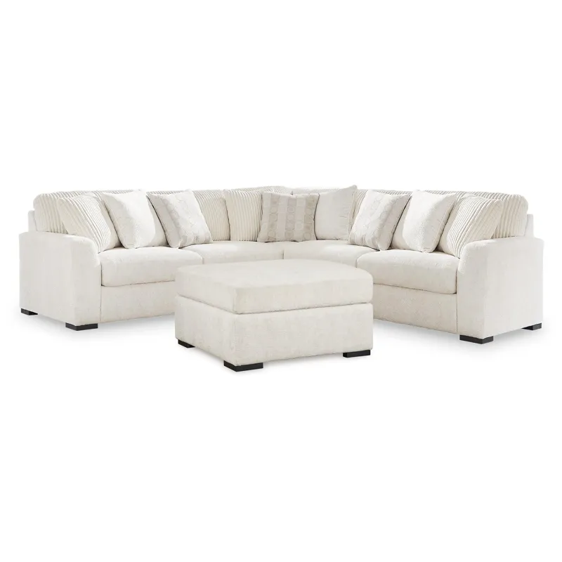 Chessington 3-Piece Sectional and Ottoman