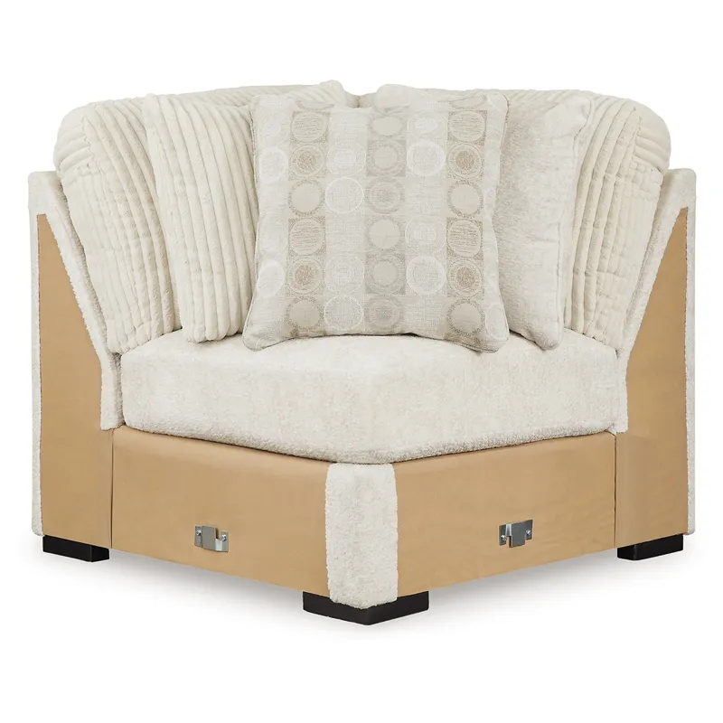 Chessington 4-Piece Sectional and Oversized Accent Ottoman